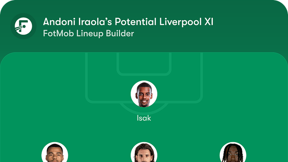  Alex Scott could follow Iraola to Liverpool. | FotMob\ 