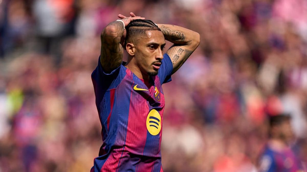  Raphinha has admirers in England. | Alex Caparros/Getty Images 