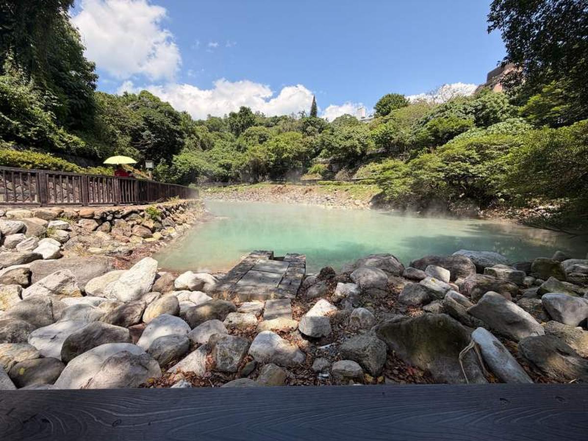  The hot springs in Beitou Thermal Valley. Photo credit: Marguerite "Peggy" Cleveland 