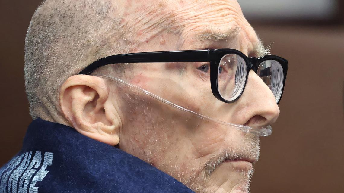 Florida death row inmate Tommy Zeigler listens to testimony during a hearing in circuit court in Orlando, Florida, on Dec. 4, 2025. Zeigler was convicted in the 1975 Christmas Eve murder of his wife and 3 other people and is seeking a new trial based on DNA evidence that his attorneys say will prove his innocence. (Joe Burbank/Orlando Sentinel/TNS)