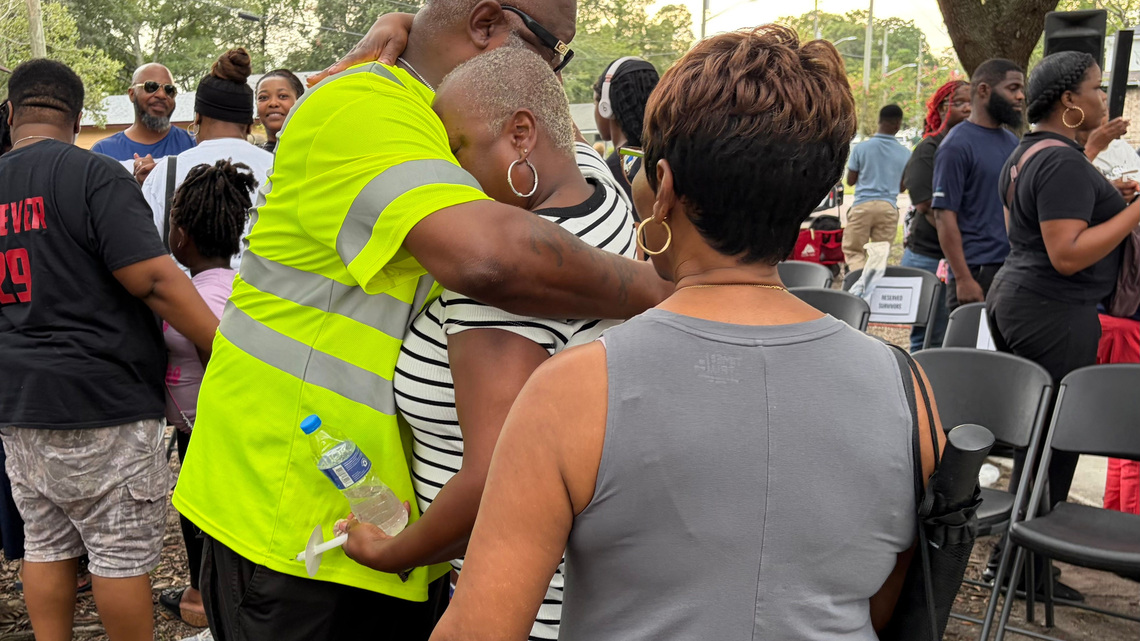 Ceremony remembers three lives lost in racist shooting three years ago 