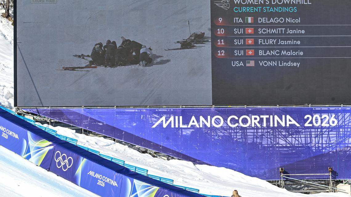 Lindsey Vonn Crashes, Heard Screaming in Pain at 2026 Olympics After ACL Tear 