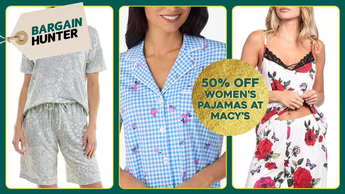Sleep Week Essentials: Snag These 15 Pairs of Women's Pajamas at Macy's for Up to 50% Off 