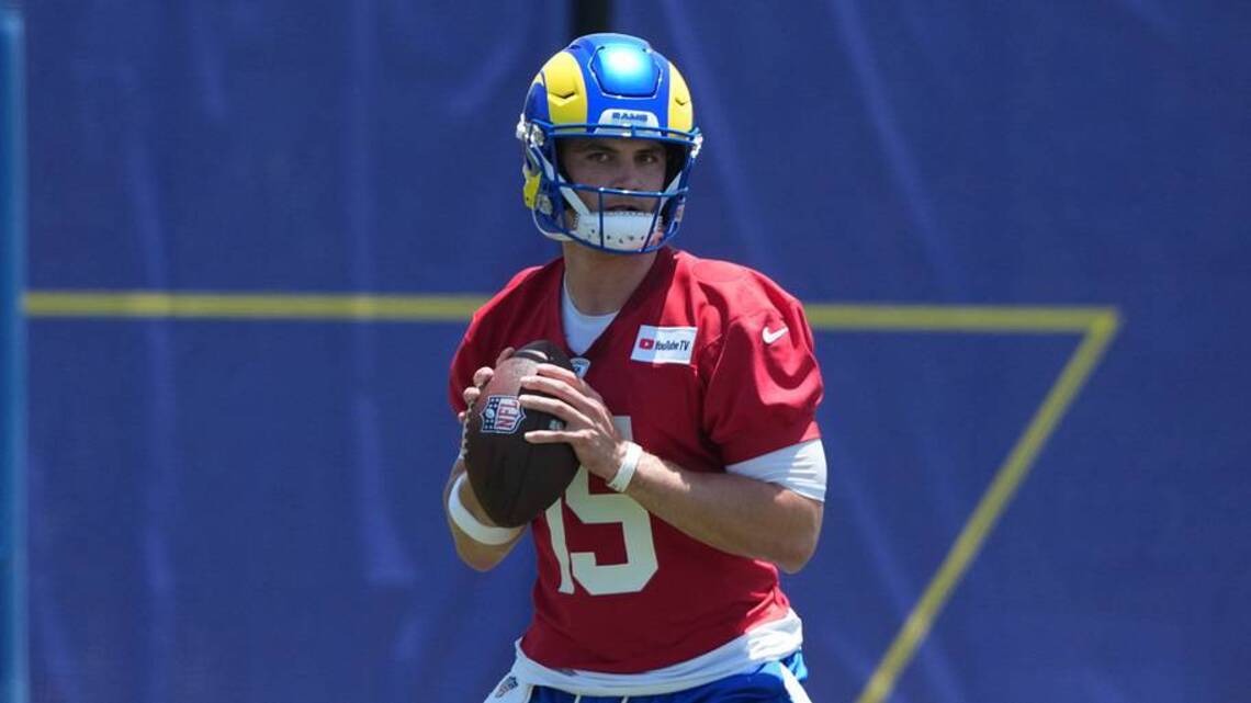 What We Learned From Ty Simpson's First Practice at Rams Training Camp