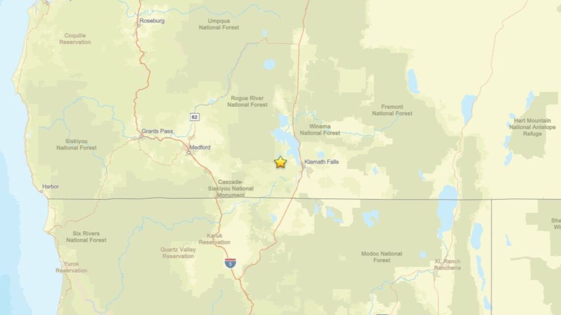 Earthquake of magnitude 2.9 registered close to Klamath Falls, OR on Sept. 21 