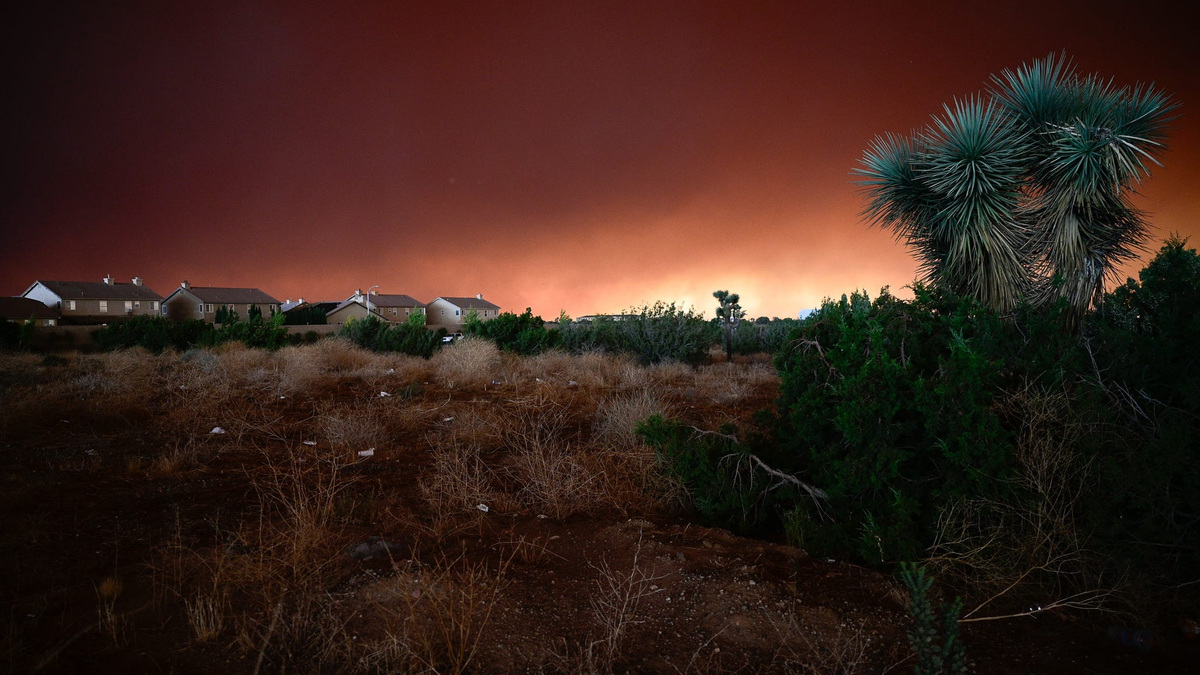 Wildfires burning in Southern California has caused heavy smoke and poor air quality in the High Desert on Tuesday, September 10, 2024.