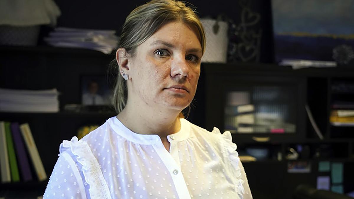 Aimee Bock, the executive director of the nonprofit Feeding Our Future, shown in January 2022. (Shari L. Gross/Minneapolis Star Tribune/TNS)