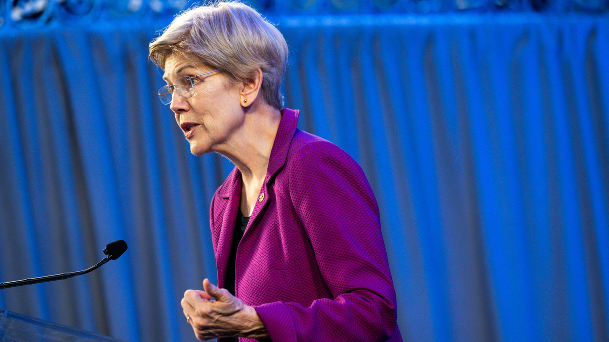 Sen. Elizabeth Warren gives remarks at the Center for American Progress Ideas Conference at the Mayflower Hotel in Washington, D.C., U.S., May 19, 2026. REUTERS/Annabelle Gordon