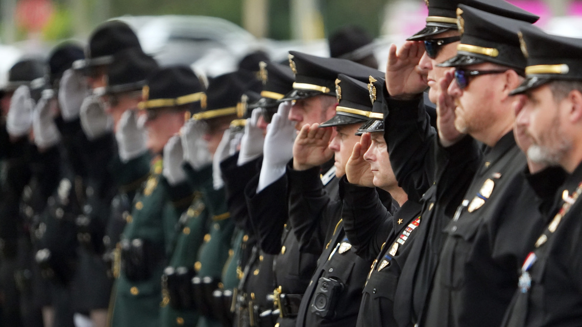 Tears, tributes, final call honor Brevard sheriff's agent Kevin Morris 