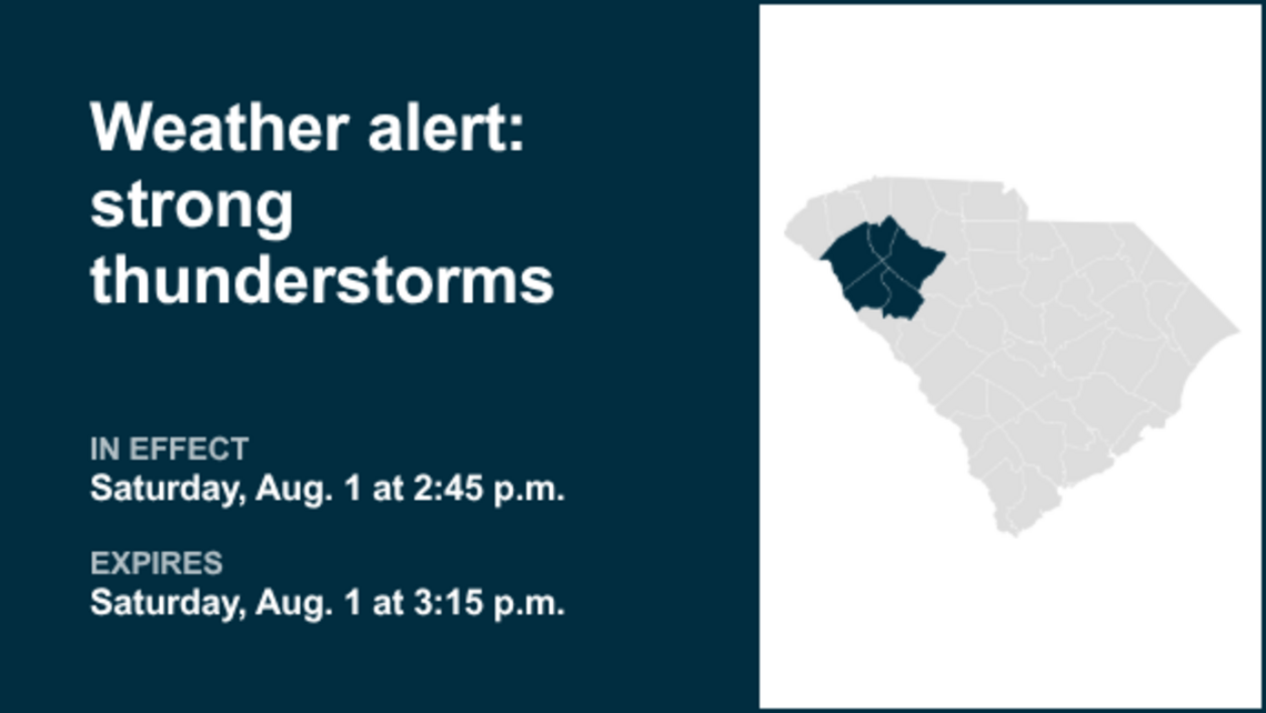 UPDATE: Weather alert affecting Greater Pickens Saturday evening - gusts up to 40 mph 