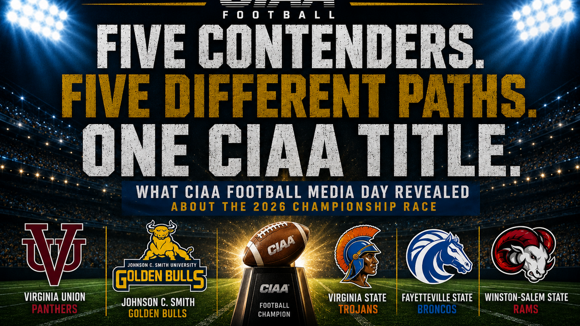What CIAA Media Day Revealed About the 2026 HBCU DII Football Championship Race 