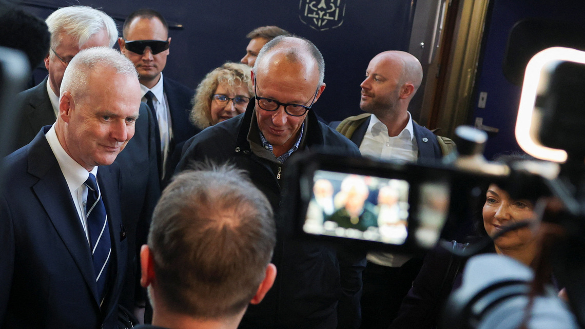 Merz unveils fresh military aid in Kyiv, says Germany won't be intimidated 