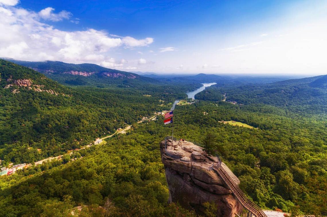  Chimney Rock State Park is rattlesnake-prone habitat in North Carolina. 
