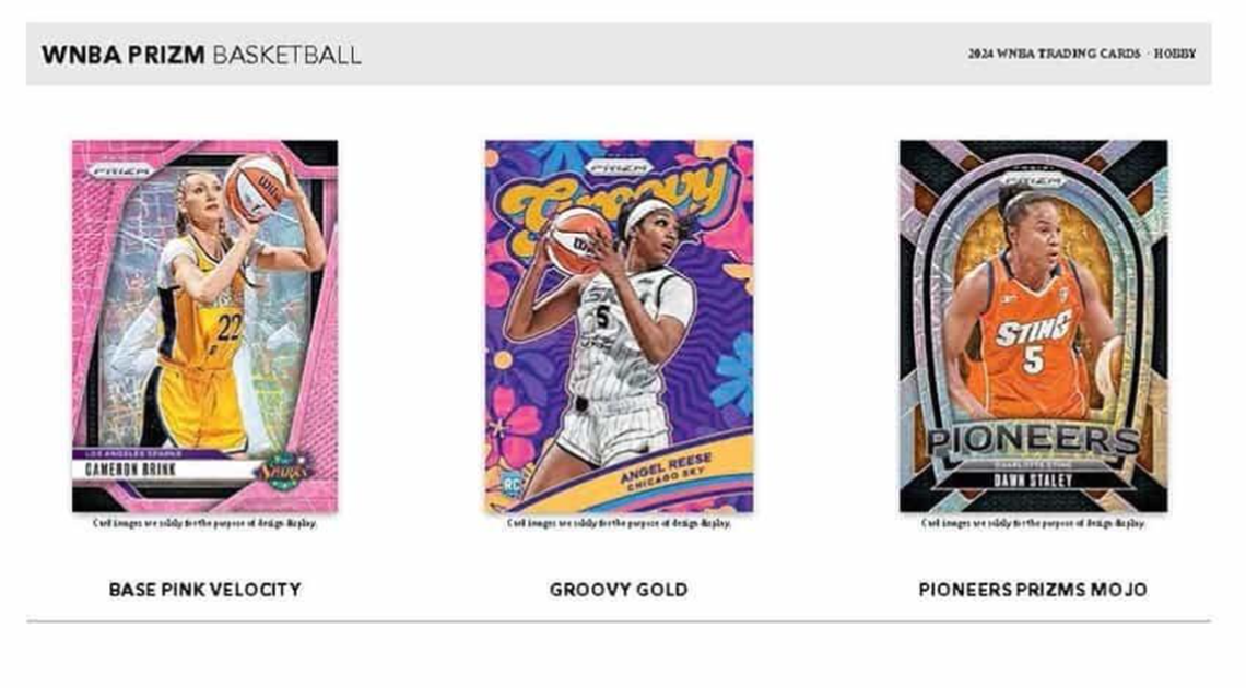  2025 Panini Prizm WNBA rookie parallel comparison chart shows early pricing trends versus prior release benchmarks. Credit: Panini America