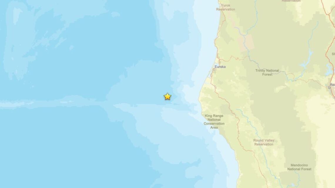 Oct. 13: Earthquake measuring 2.5 shakes region near Petrolia, CA 