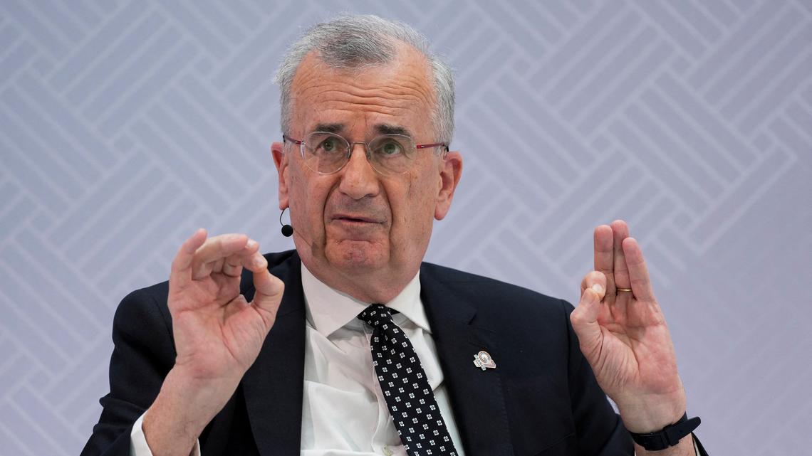 Bank of France's Villeroy sees inflation returning to 2% in 2027, 2028 