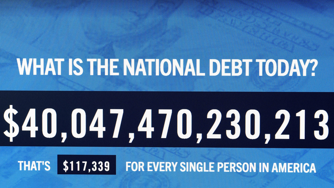 US debt crosses $40 trillion threshold after doubling under Trump and Biden 