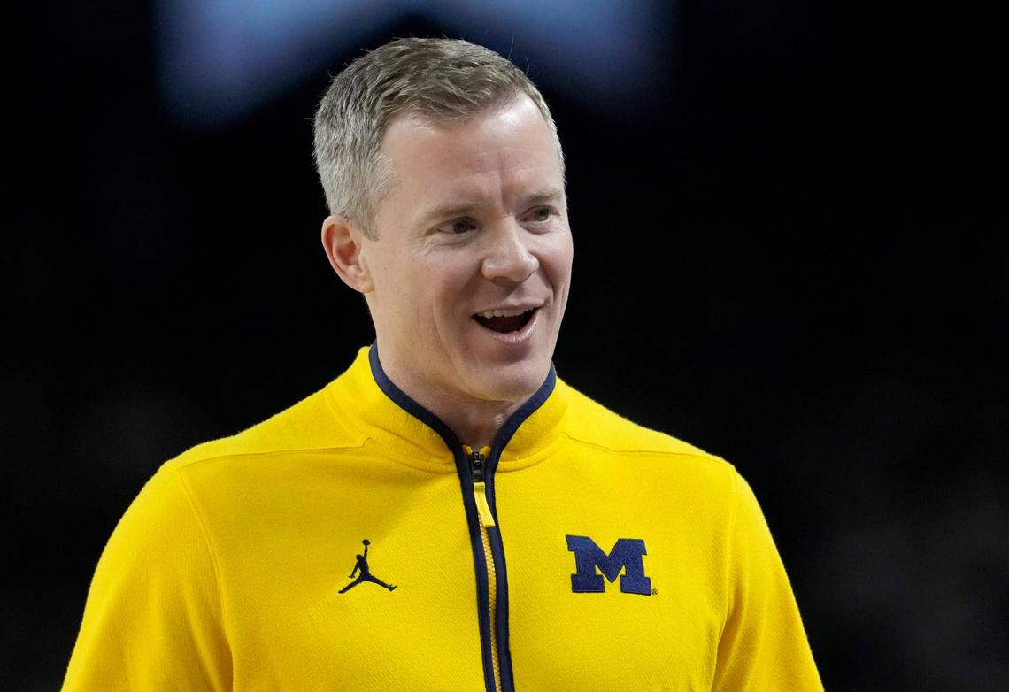  Michigan Wolverines head coach Dusty May Christine Tannous/IndyStar / USA TODAY NETWORK via Imagn Images