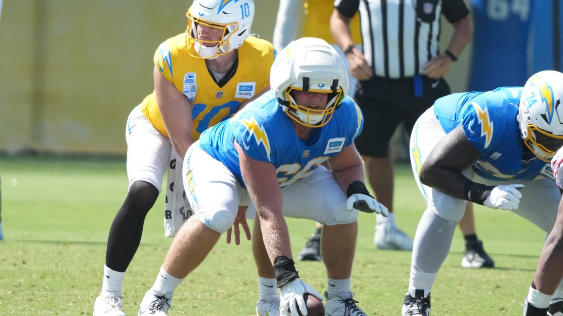 Chargers OC Mike McDaniel on Why He's Excited About Rookie Center Jake Slaughter 