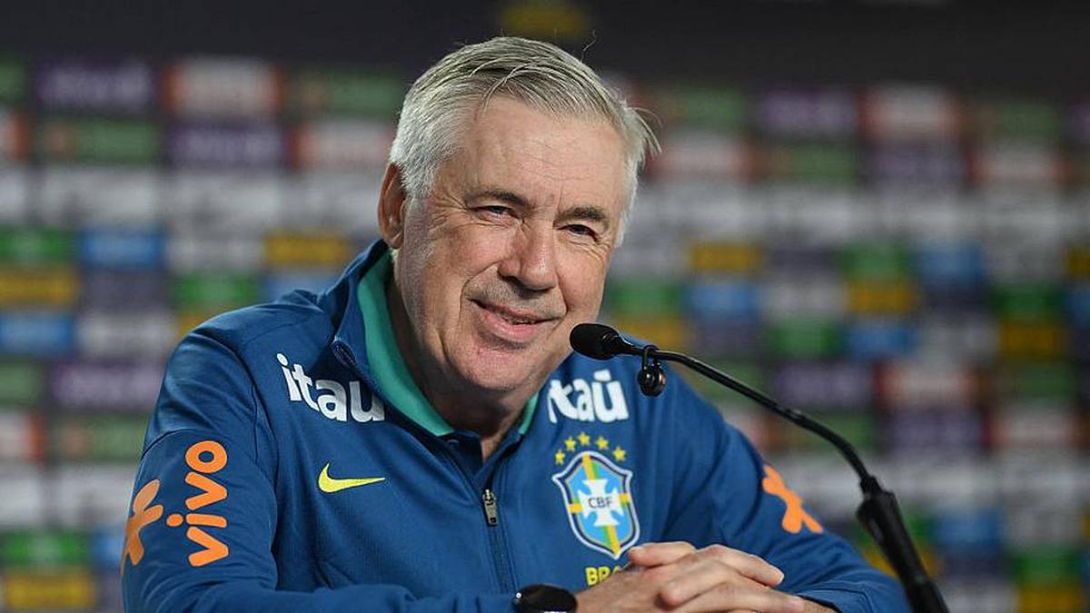  Carlo Ancelotti is leading the Seleção this summer. | MAURO PIMENTEL/AFP/Getty Images 