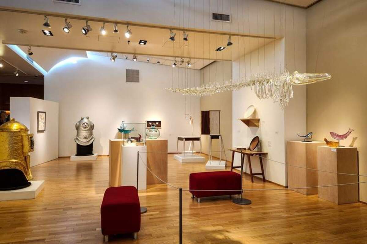  Carefully curated contemporary art fills the Bainbridge Island Museum of Art. Photo credit: June Russell-Chamberlin 
