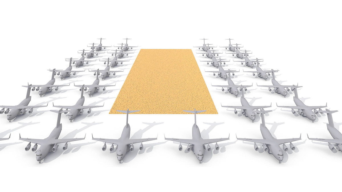 Kabul airlift, visualized: In 16 days, massive planes moved enough evacuees to fill a small city