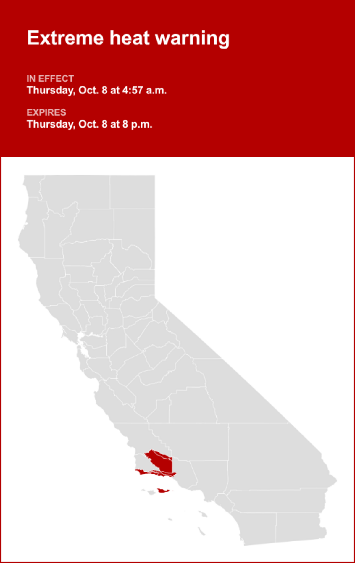 UPDATE: Extreme heat warning active for Central Coast until Thursday ...