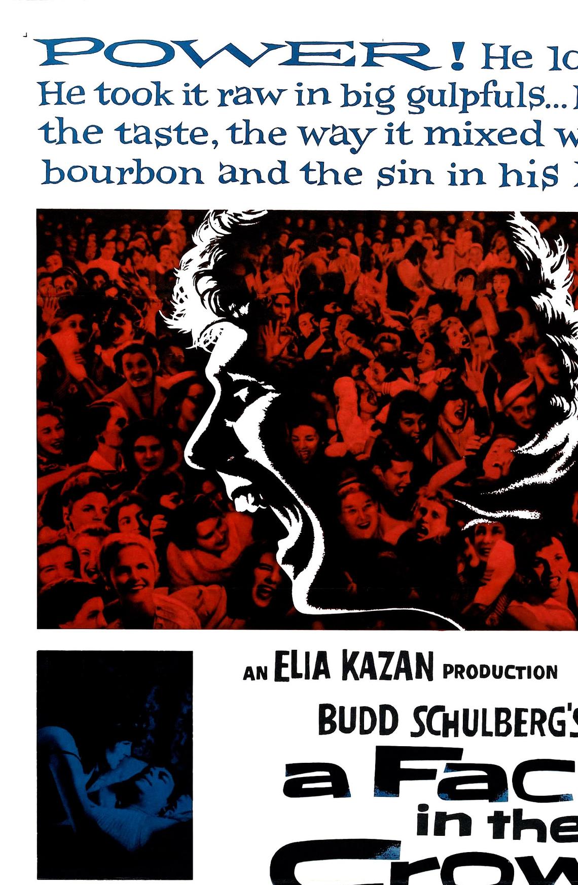 A Face In The Crowd, poster, US poster art, Andy Griffith, 1957.LMPC via Getty Images