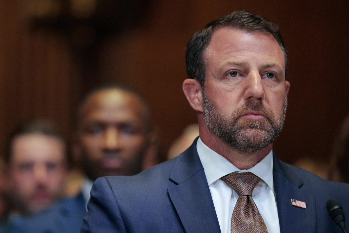  Homeland Security Secretary Markwayne Mullin listens to opening statements as he testifies before the Senate Appropriations Subcommittee on the Department of Homeland Security in the Dirksen Office Building on Capitol Hill in Washington on June 2, 2026. 