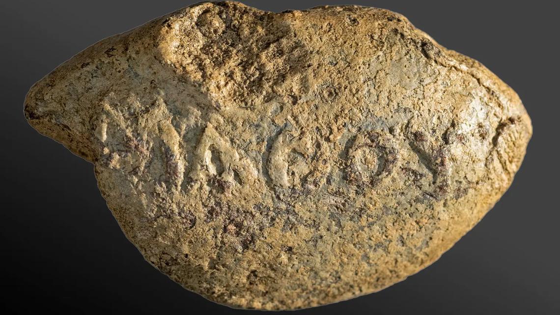 Archaeologists Find 2,100-Year-Old Bullet Bearing a 'Sarcastic' Inscription 