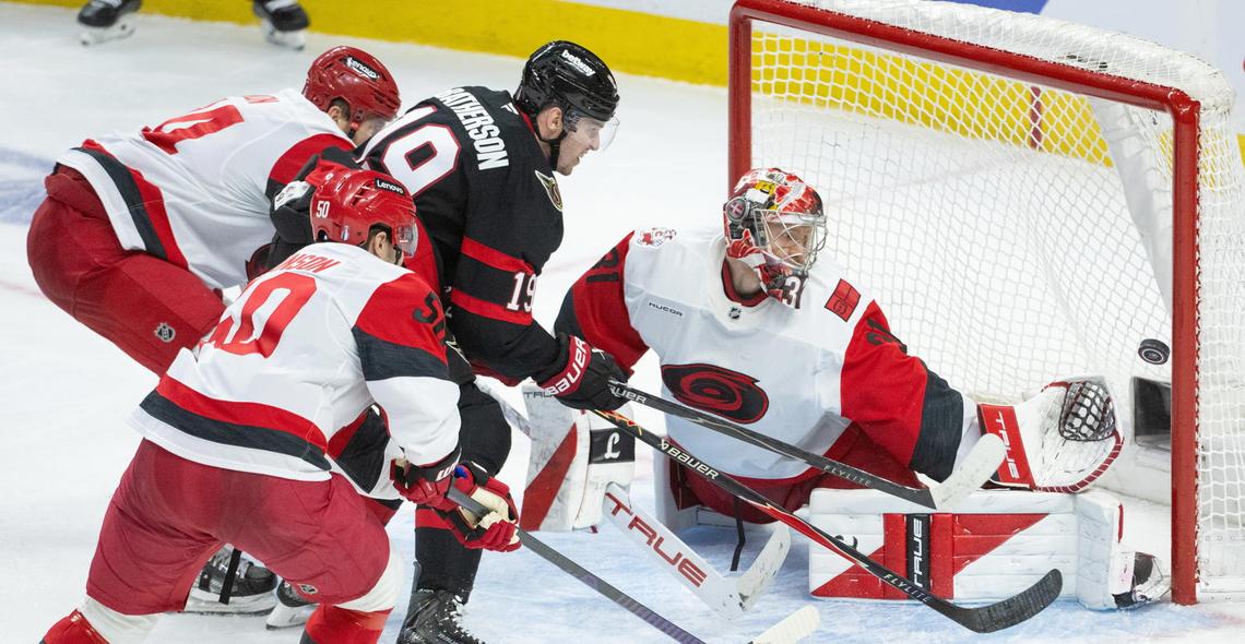  Senators' Offence Never Gets On Track As Hurricanes Complete Sweep 