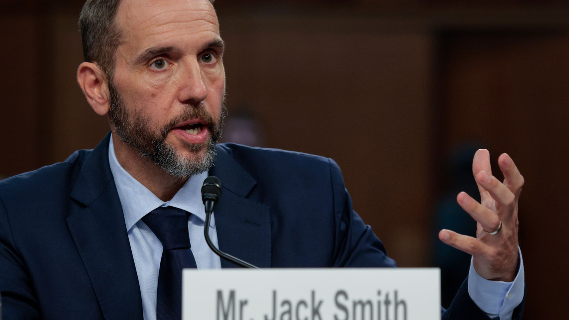 Jack Smith pressed on DOJ probes - and basketball