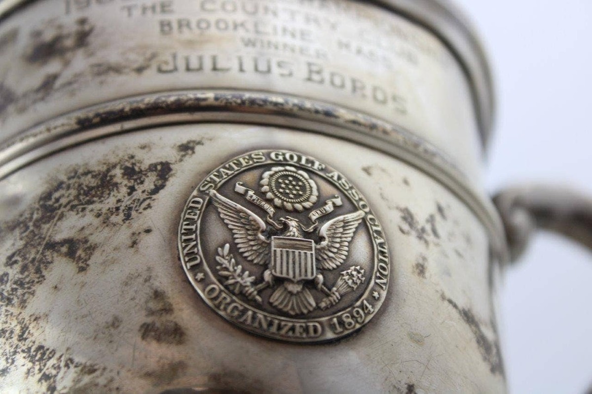  Julius Boros' original sterling silver winner's trophy from the 1963 U.S. Open at The Country Club sold for $164,312.50 in February 2026, making it one of the most valuable U.S. Open artifacts known to have reached public auction. Credit: The Golf Auction 