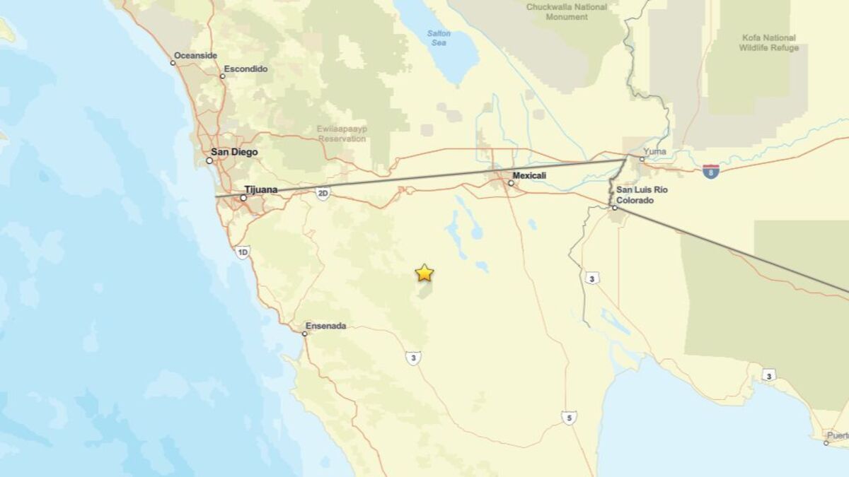 Earthquake measuring 2.0 shakes area near Progreso, B.C., MX on Oct. 26 ...