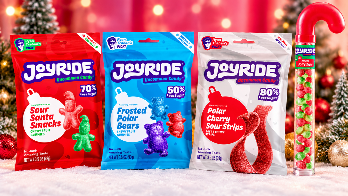 Joyride Just Launched 4 New Limited-Edition Holiday Candies, Including a Festive Candy Cane Treat 