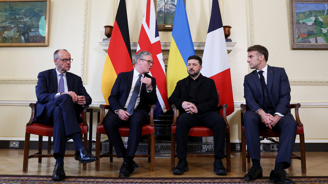 European leaders join Ukraine's call for ceasefire with Russia 