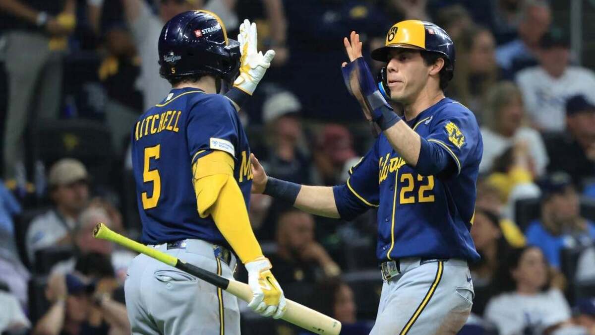 Jackson Chourio, Brewers blitz Rays in Game 3, close in on Series sweep ...