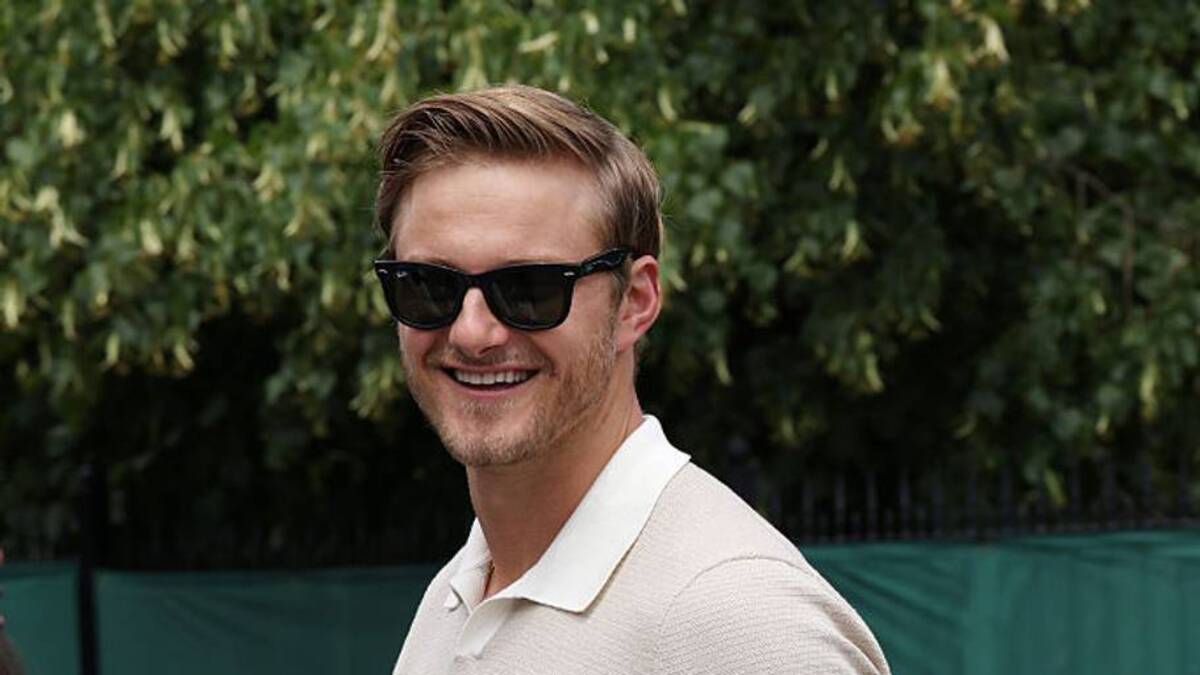  Ludwig, an actor, is perhaps best known for his work in YA films like "The Hunger Games," but he will soon star in season 4 of HBO's "The White Lotus." | Neil Mockford/GC Images 