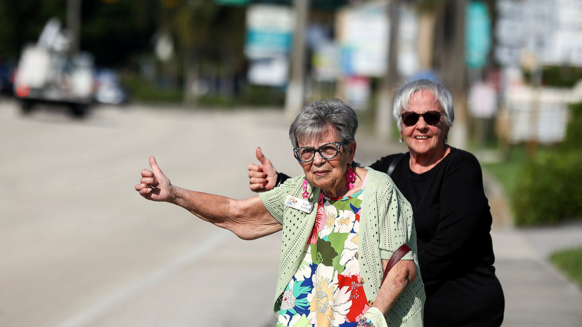 Florida seniors hitchhike to church after bus service walks on contract 
