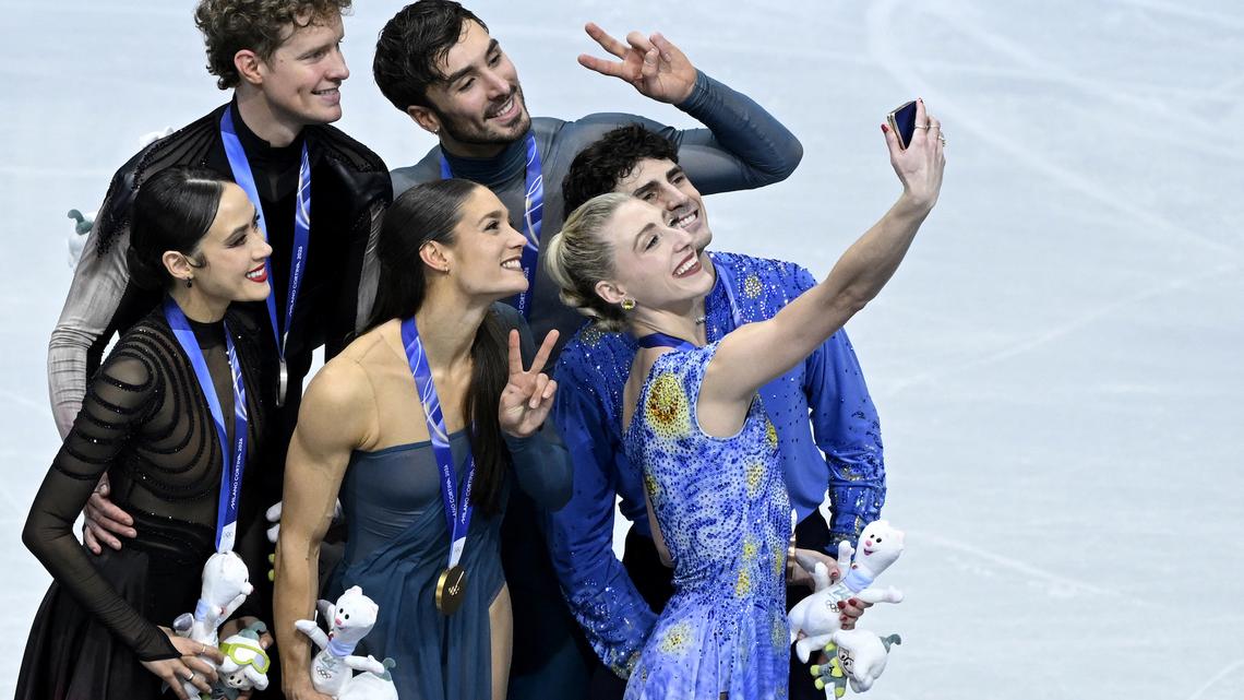 USA Ice Dancers Madison Chock and Evan Bates Cry Over Narrowly Losing Gold 