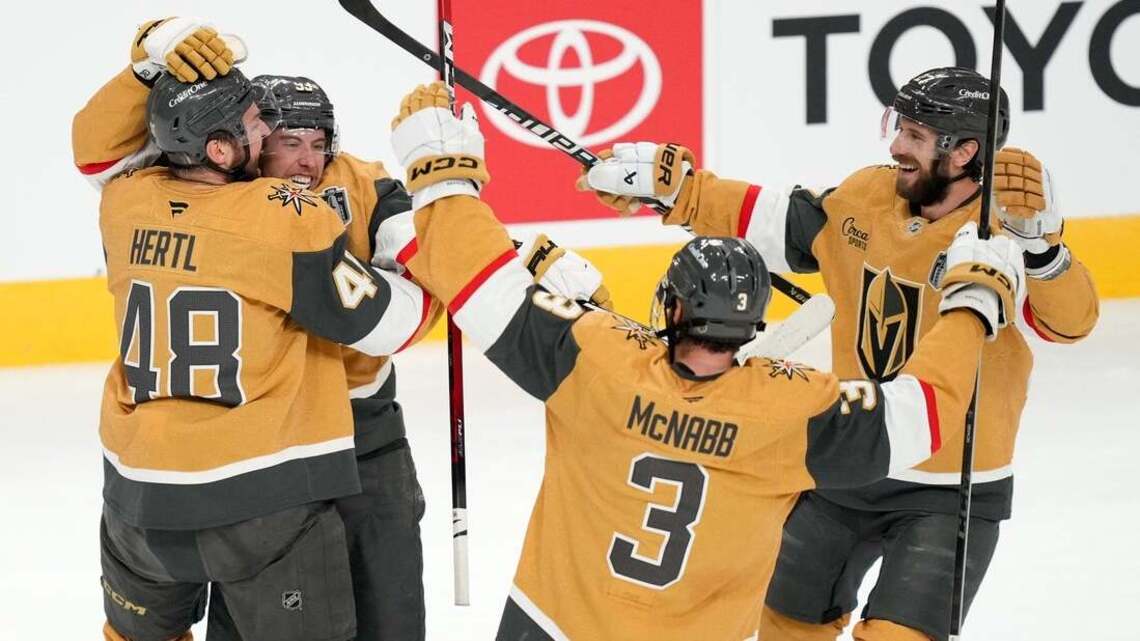 Mitch Marner (hat trick), Knights hold off Canes in 2OT for series lead 