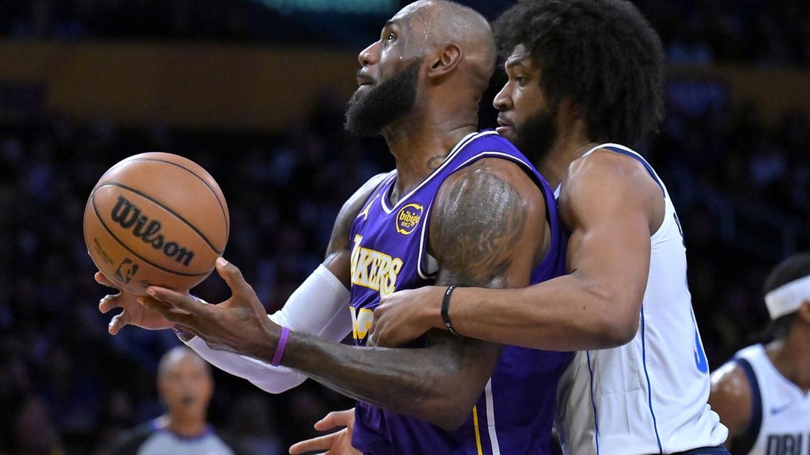 LeBron James makes triple-double history as Lakers top Mavs 