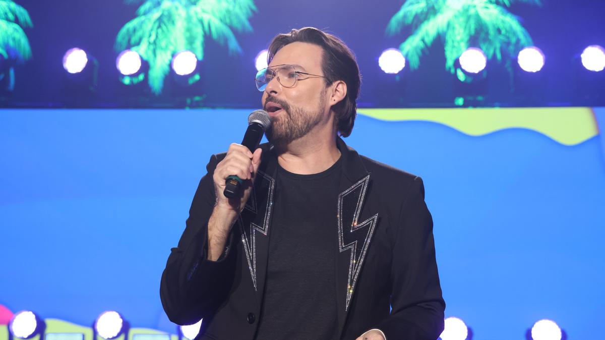 MIAMI BEACH, FLORIDA - OCTOBER 18: George Harris performs at Billboard Latin Music Week 35th Anniversary Party at The Fillmore Miami Beach on October 18, 2024 in Miami Beach, Florida. (Photo by Romain Maurice/Getty Images)