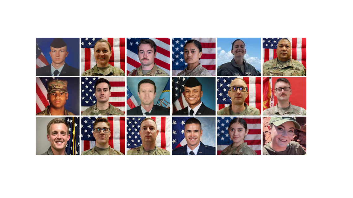 The faces and stories of all US troops killed in the Iran war