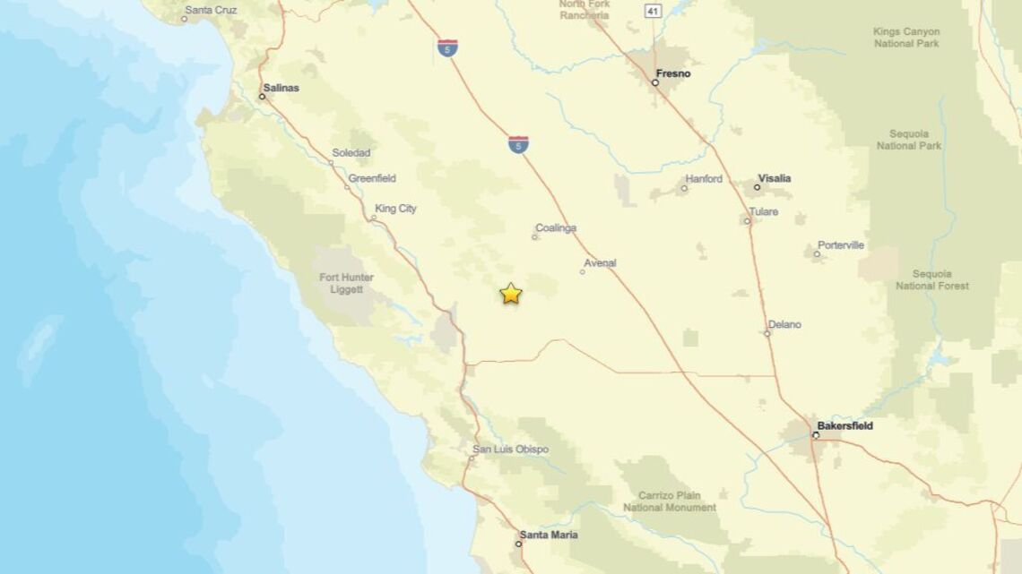 Update: 2.8 magnitude earthquake reported close to Parkfield, CA on Aug. 22 