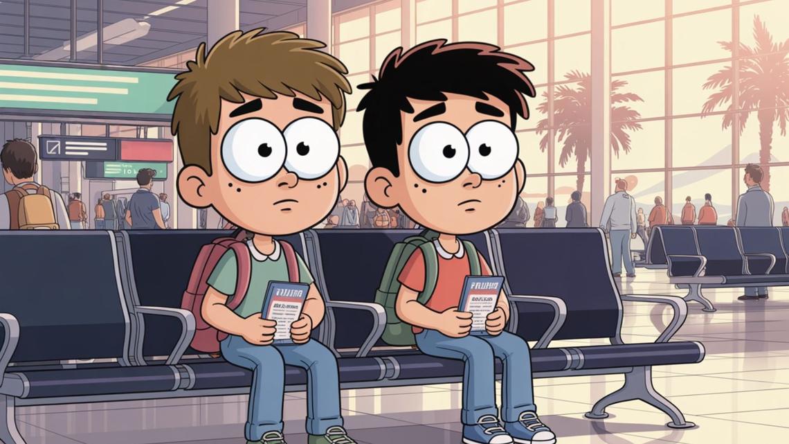Unaccompanied minor service disaster: KLM left our boys stranded in Europe! 