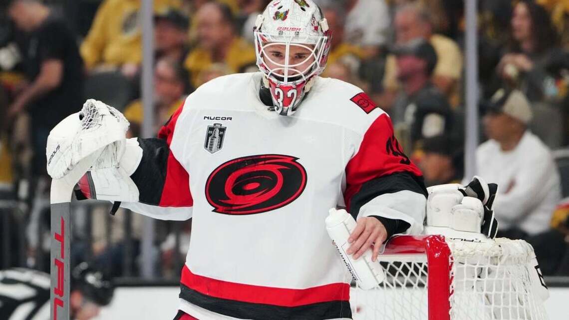 Hurricanes start rookie Brandon Bussi for Game 4 of Stanley Cup Final 
