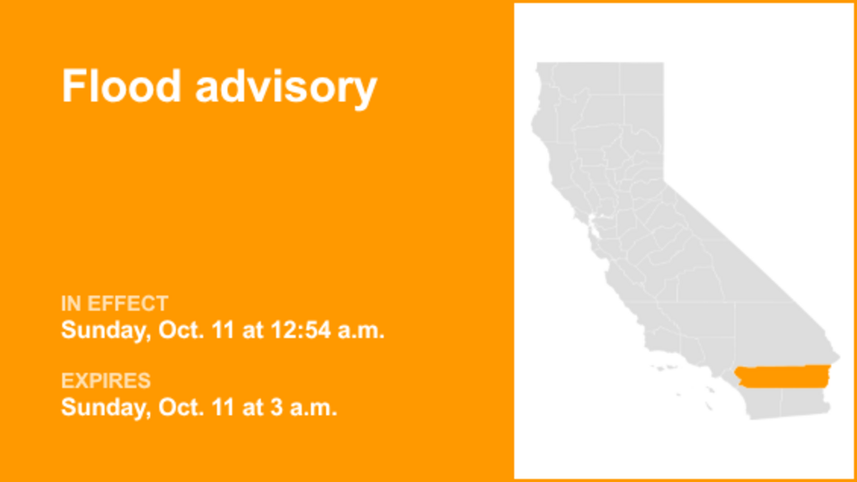 UPDATE: Flood advisory previously issued for San Bernardino County will ...