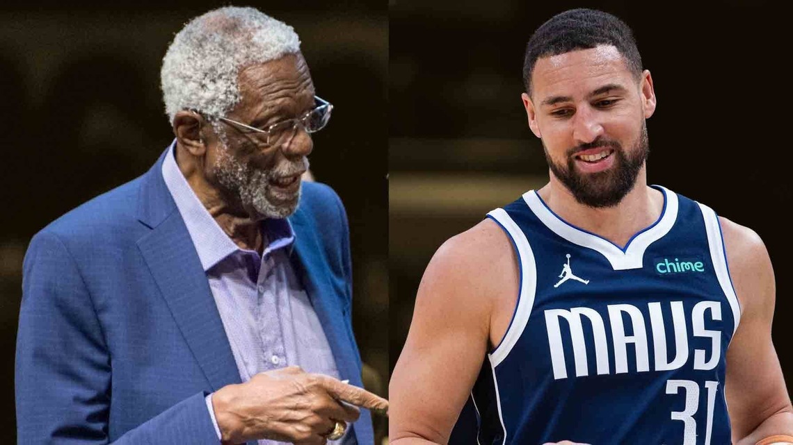 Klay Thompson reveals the story behind his "most prized" Bill Russell memorabilia  