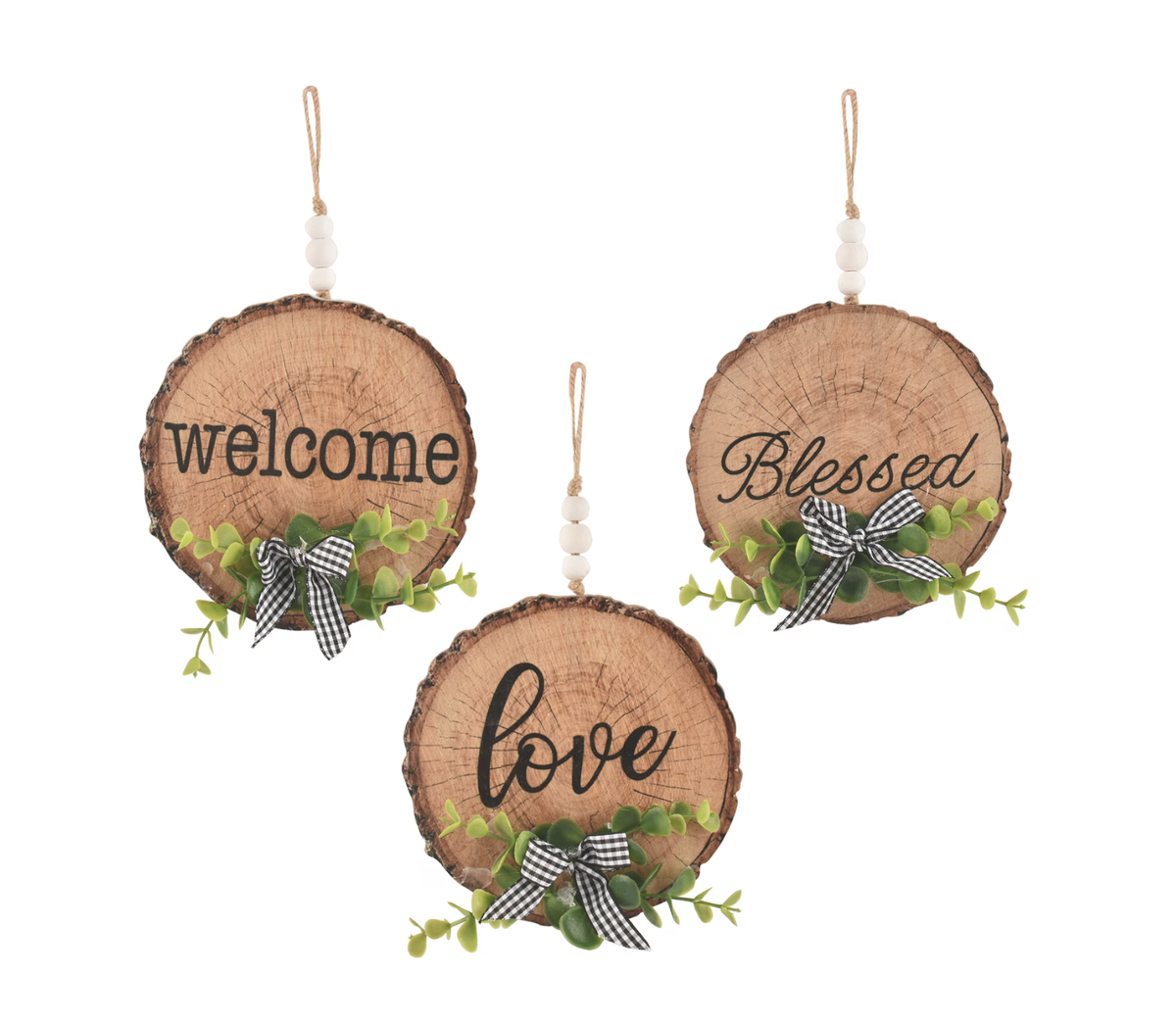 Wooden plaque decorationCourtesy of Dollar Tree